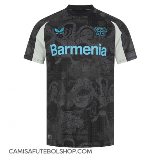 Camisa de time de futebol Bayer Leverkusen Replicas 3º Equipamento 2024-25 Manga Curta